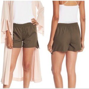 NWOT Madewell Pull-On Side Tie Chambray Shorts